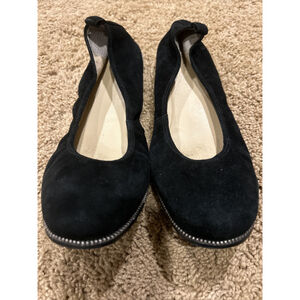 Botkier New York "Mason" Women's Black Suede Slip On Ballet Flats, Size 9 M